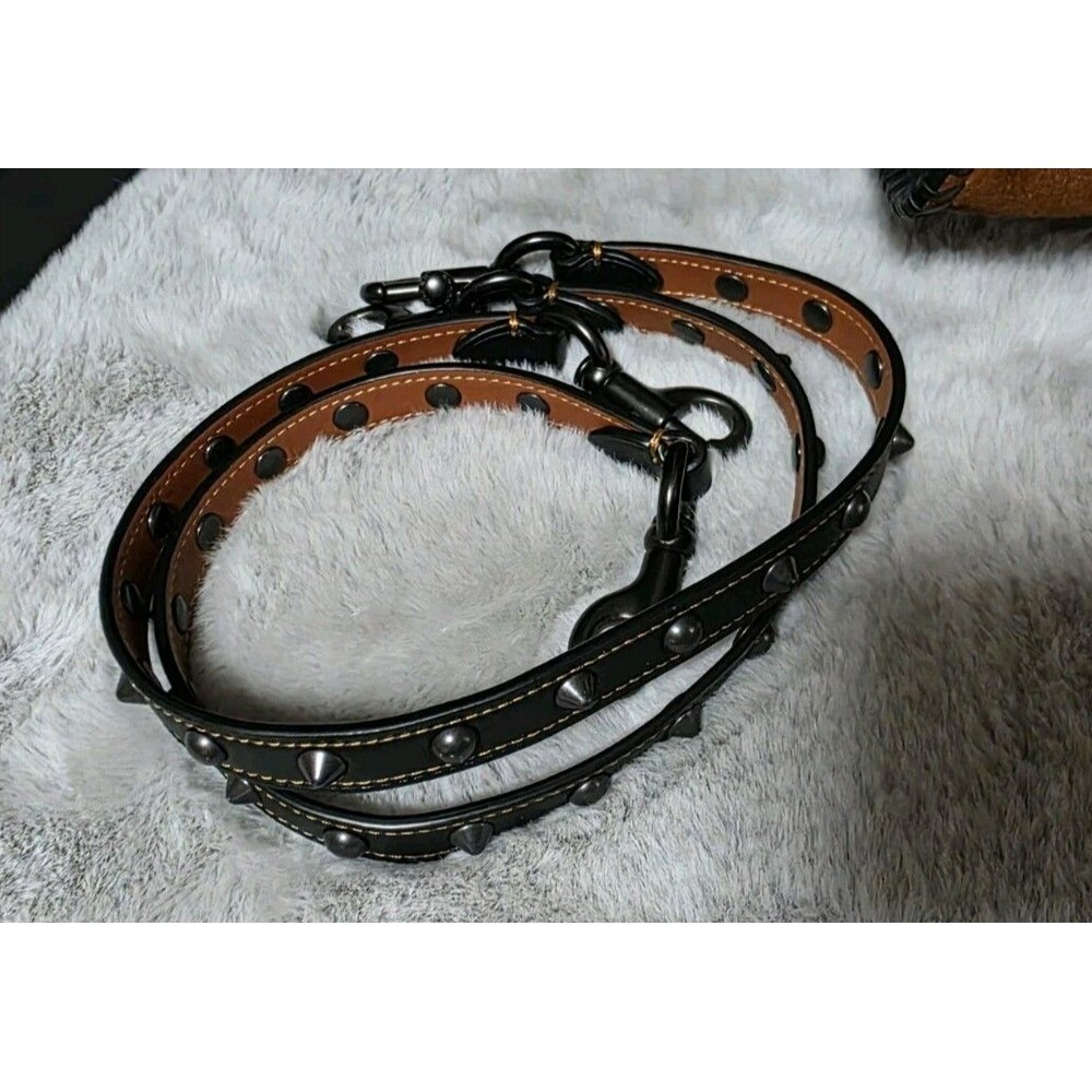 Coach 1941 WESTERN ROGUE 36 STUDS RIVETS SUEDE Whipstitch Details - Picture 10 of 15